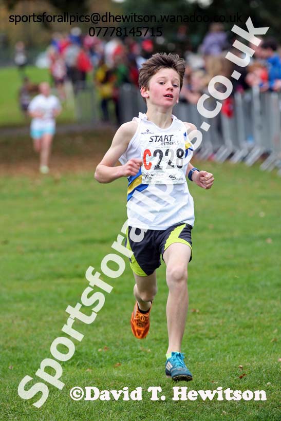 Boys under-11s Northern Cross Country Relays, Graves Park, Sheffield. Photo: David T. Hewitson/Sports for All Pics